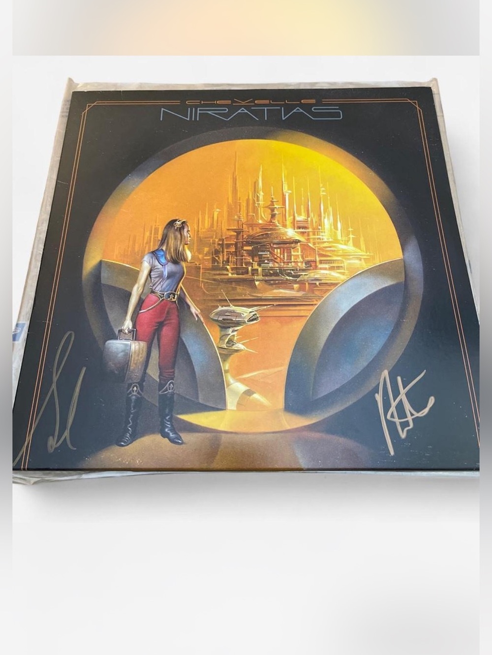 Autographed chevelle vinyl record